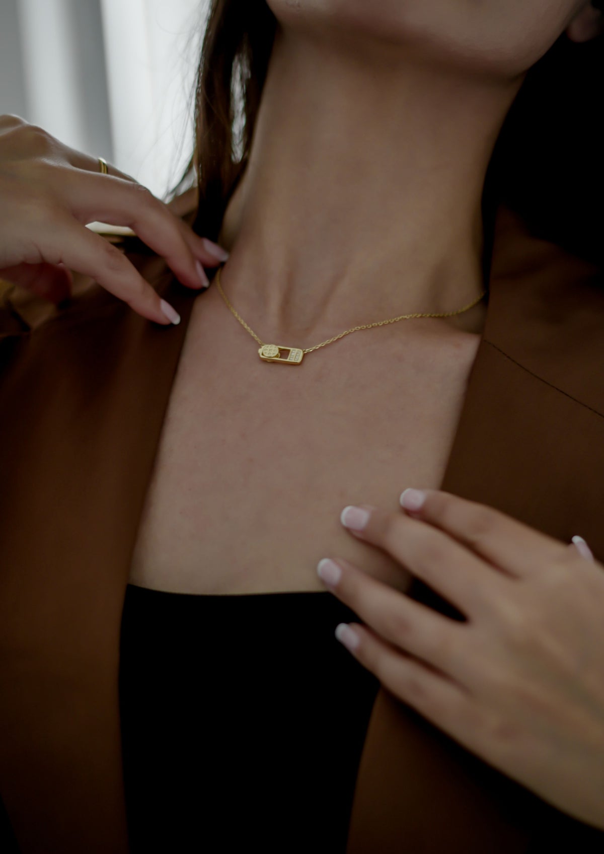 Jewellery Essentials for Your Workday Look: Energy Lock Necklace & Winter Bloom Charm