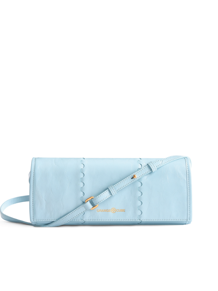 Mosaic Shoulder Bag - Light Blue