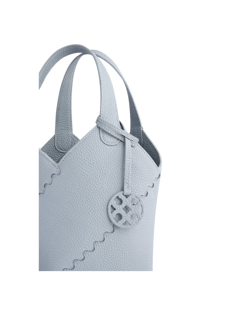 Modern Basket Bag - Baby Blue