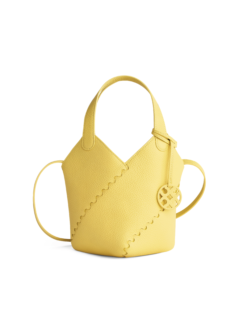 Modern Basket Bag - Yellow