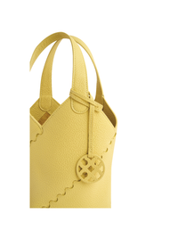 Modern Basket Bag - Yellow