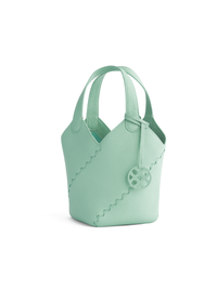 Modern Basket Bag - Aqua