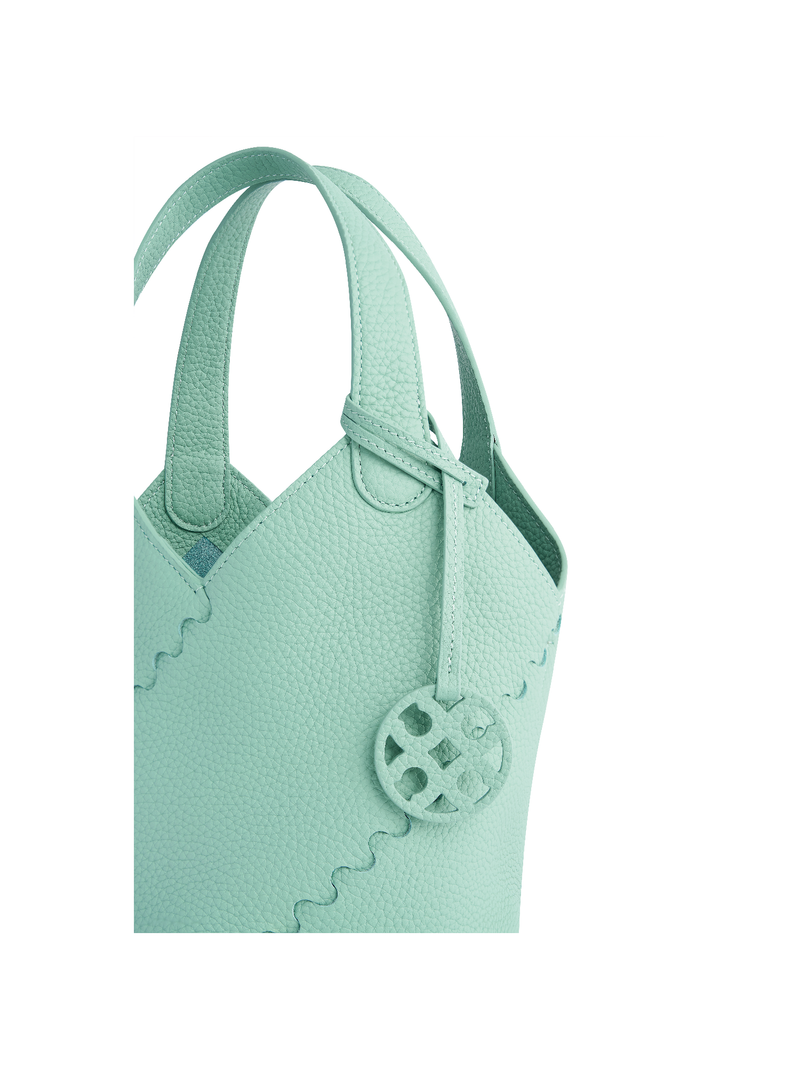 Modern Basket Bag - Aqua