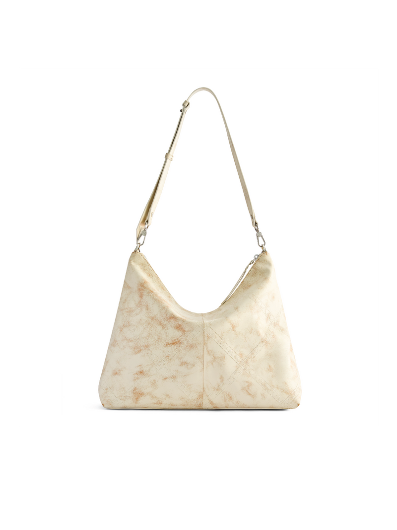 Metropolitan Crossbody Bag - Marble White