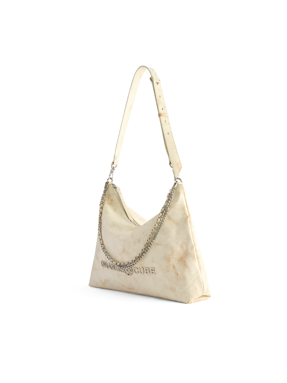 Metropolitan Crossbody Bag - Marble White