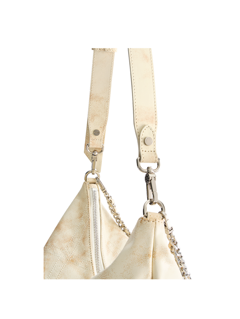 Metropolitan Crossbody Bag - Marble White