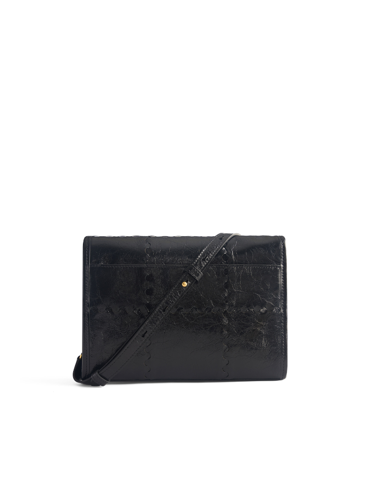 Mosaic Crossbody Bag - Black