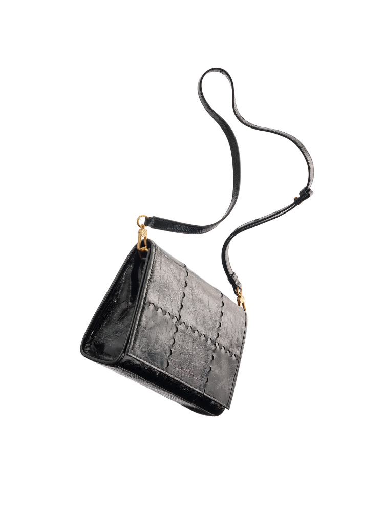 Mosaic Crossbody Bag - Black