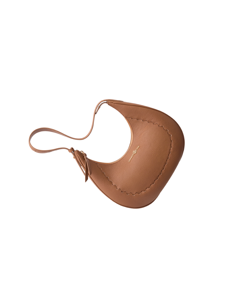 Smile Shoulder Bag - Brown