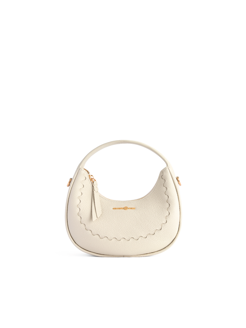 Smile Hand Bag - White