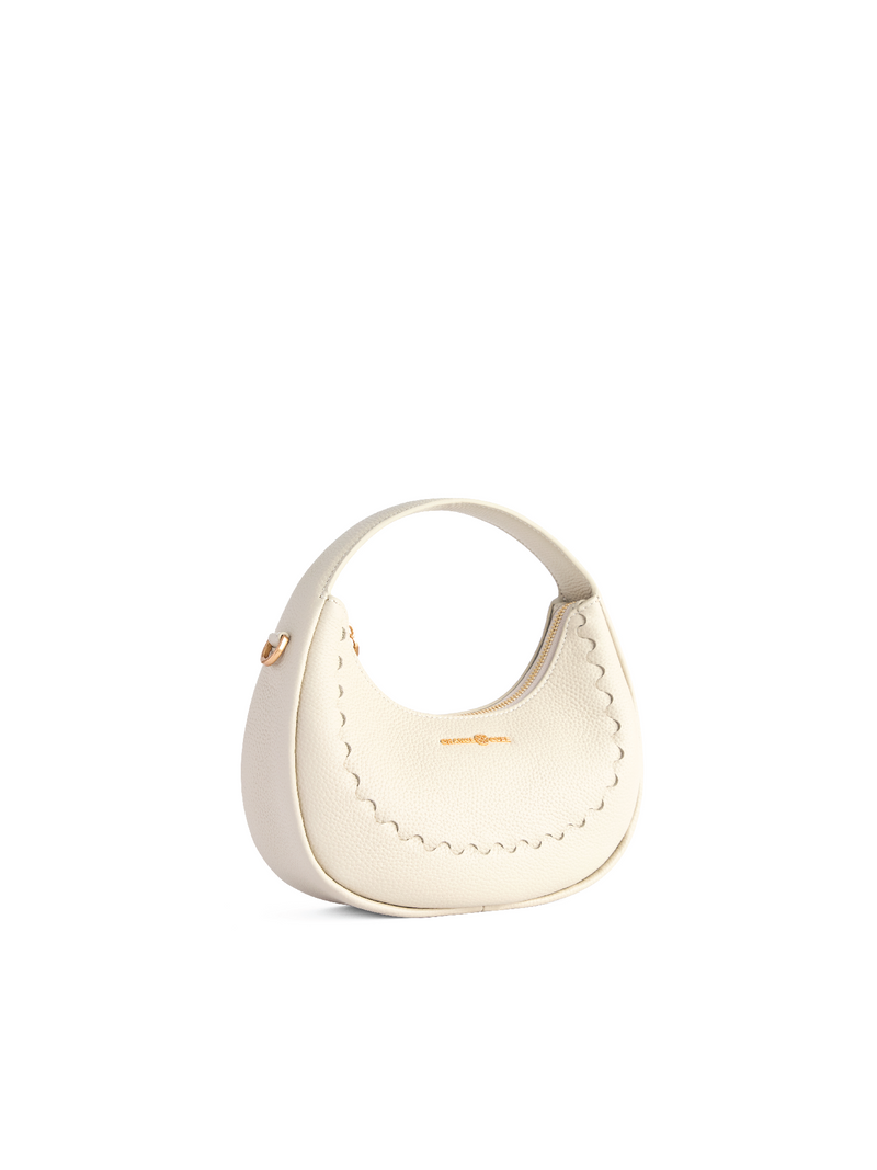 Smile Hand Bag - White