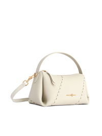 Mosaic Baguette Bag - White