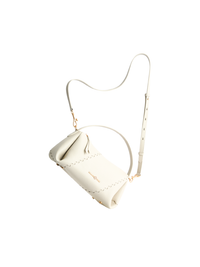 Mosaic Baguette Bag - White