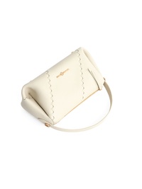 Mosaic Baguette Bag - White