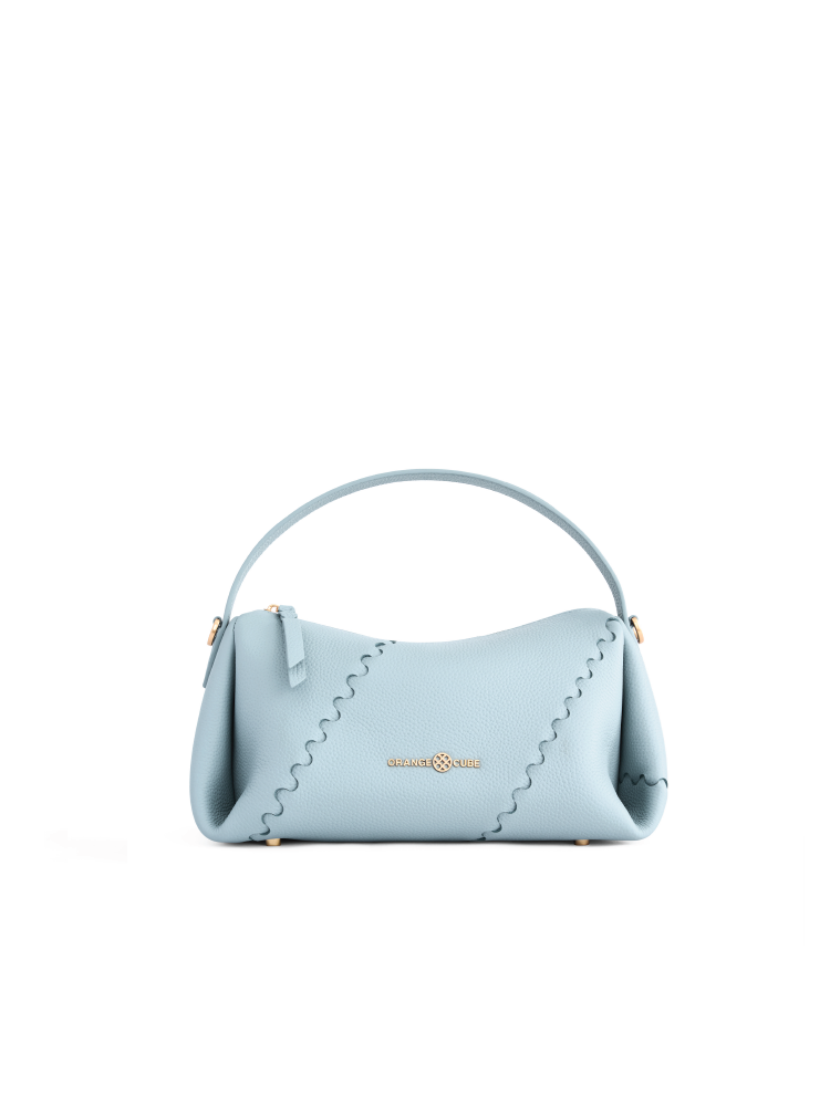 Mosaic Baguette Bag - Sky Blue