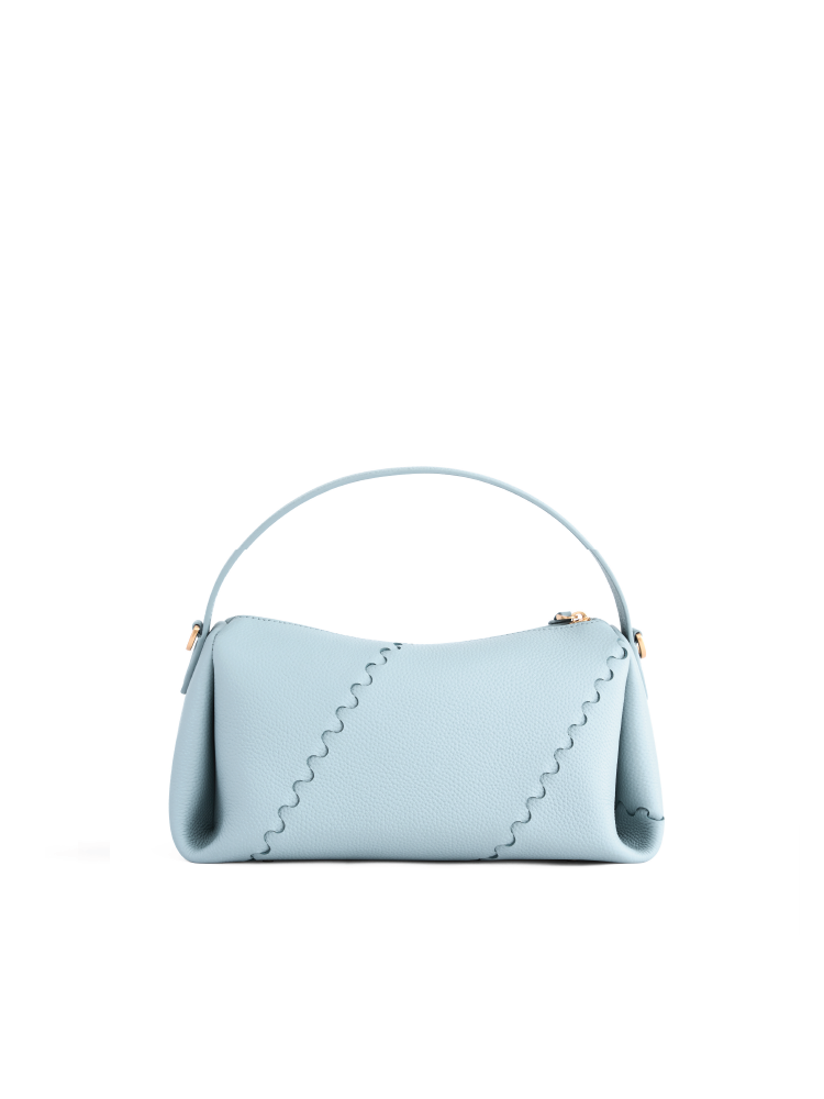 Mosaic Baguette Bag - Sky Blue