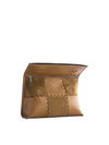 Square Stitch Messenger Bag - Honey Brown