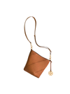 Mosaic Slouch Bucket Bag - Brown