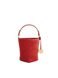 Mosaic Slouch Bucket Bag - Retro Red