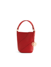 Mosaic Slouch Bucket Bag - Retro Red