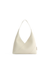 Mosaic Triangle Tote - White