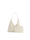 Mosaic Triangle Tote - White