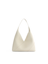 Mosaic Triangle Tote - White