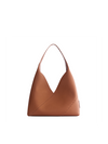 Mosaic Triangle Tote - Brown