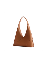 Mosaic Triangle Tote - Brown