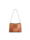 Square Stitch Box Bag - Brown