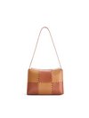 Square Stitch Box Bag - Brown