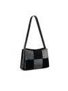 Square Stitch Box Bag - Black