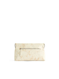 Retro Messenger Bag - Marble White