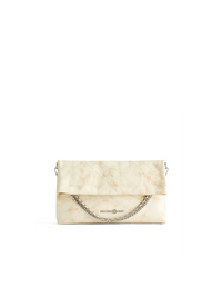 Retro Messenger Bag - Marble White