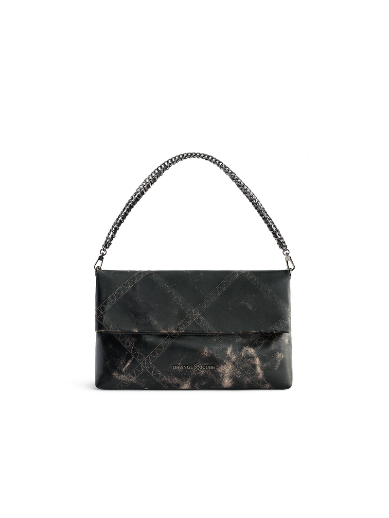 Retro Messenger Bag - Marble Grey