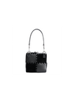 Mosaic Cube Mini Bag - Black