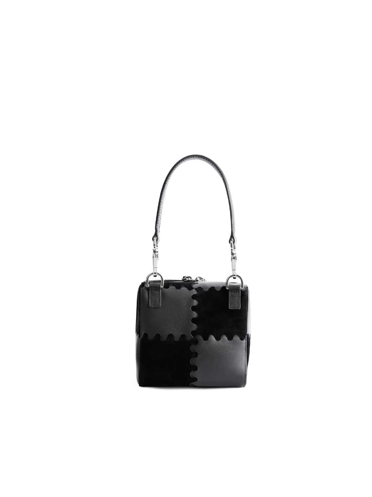 Mosaic Cube Mini Bag - Black