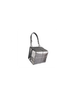 Mosaic Cube Mini Bag - Black Silver