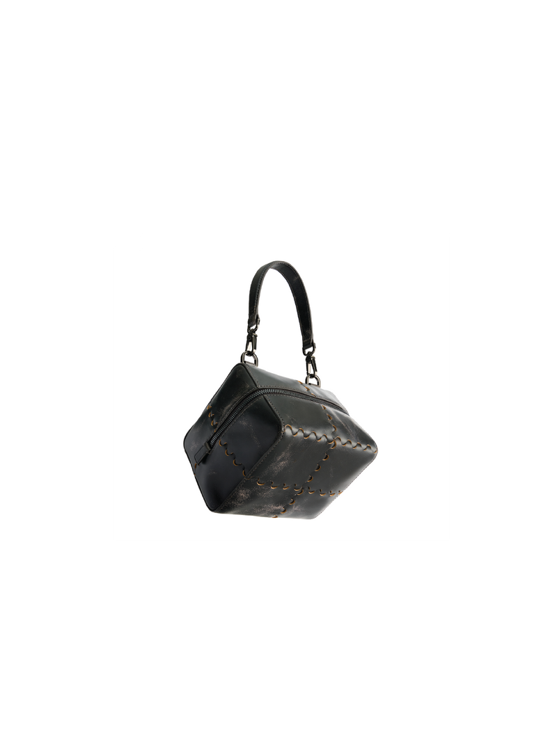 Mosaic Cube Mini Bag - Marble Grey