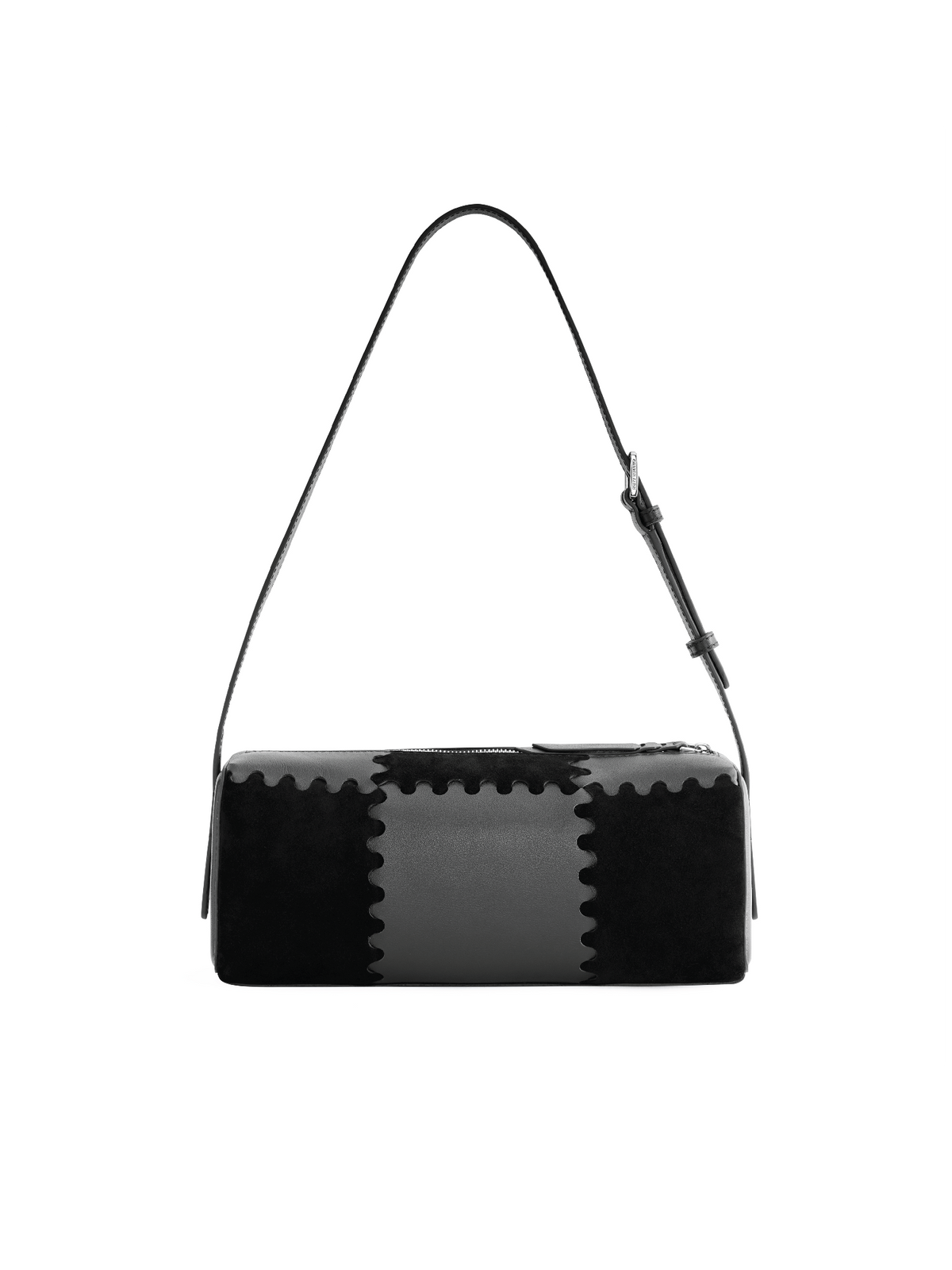 Checkbox Shoulder Bag - Black