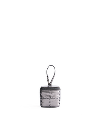 Mini Cube Bag (Micro) - Black Silver