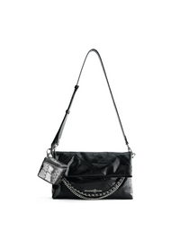 Mini Cube Bag (Micro) - Black Silver