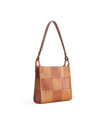 Square Stitch Tote Bag (Medium) - Brown