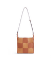 Square Stitch Tote Bag (Medium) - Brown