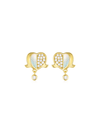 Pearly Heart Earring