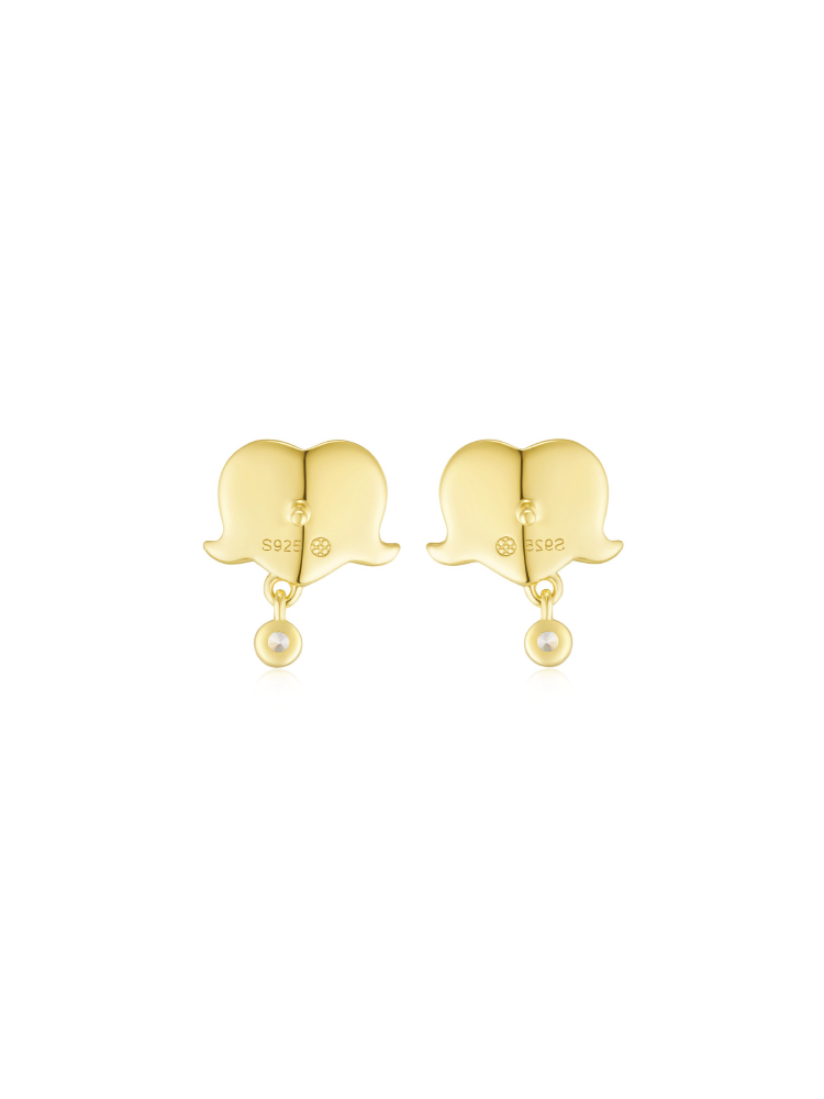 Pearly Heart Earring