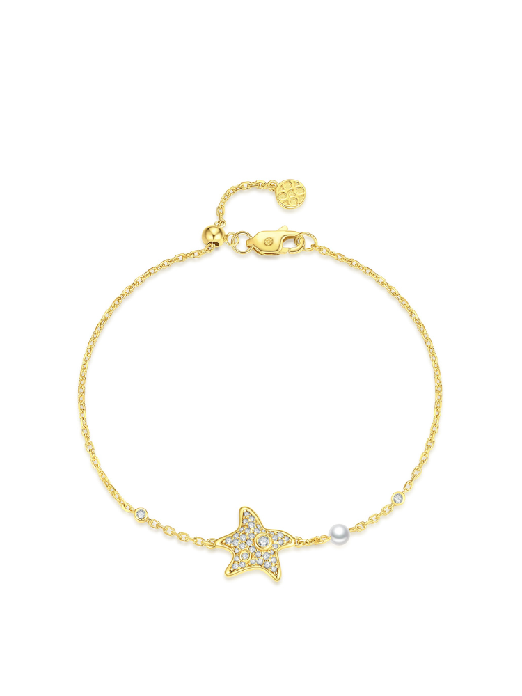 Pearlescent Star Bracelet