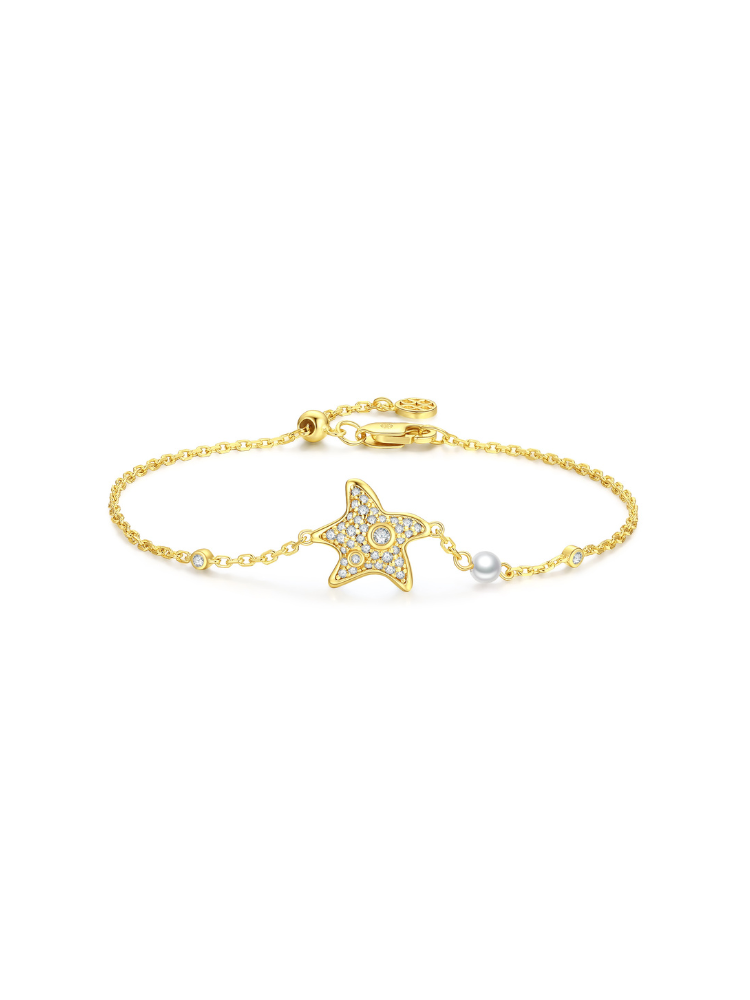 Pearlescent Star Bracelet