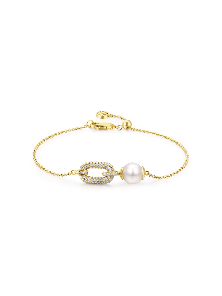 Pearlescent Link Bracelet