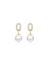 Pearlescent Link Earrings (Pair)